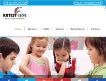 Tablet Screenshot of kutestkids.com